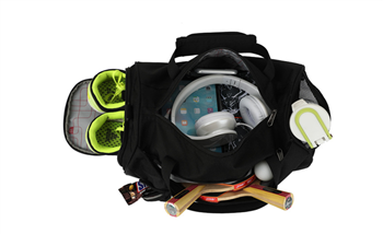 Sports Duffel Bag with Shoe Compartment