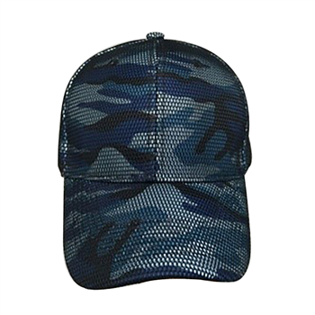 Camo Polyester Baseball Cap