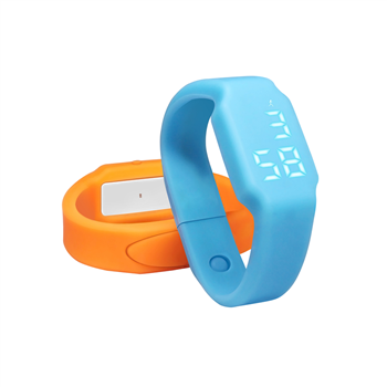 Silicone Fitness Tracker Watch