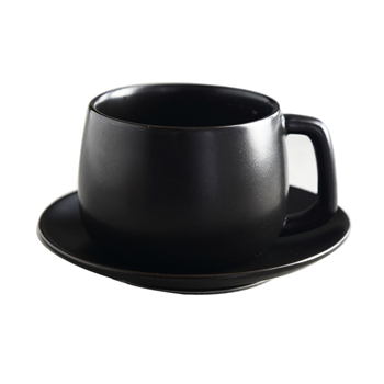 Ceramic Coffee Cup and Saucer Set