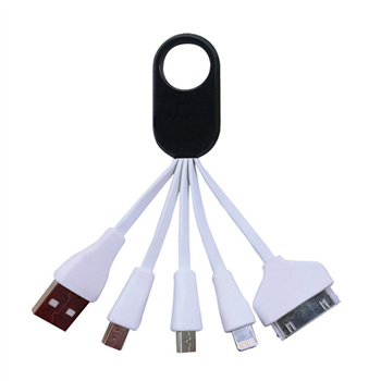 5-in-1 Key Ring Phone Cable