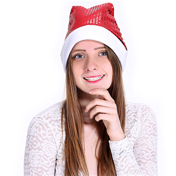 Sequin Santa Hat