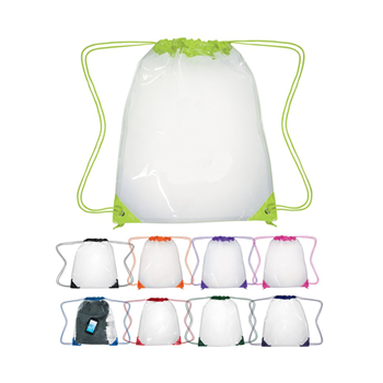 Clear PVC Drawstring Bag