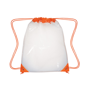 Clear PVC Drawstring Bag