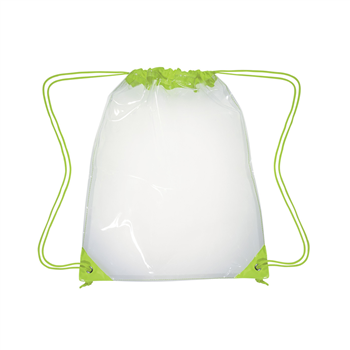 Clear PVC Drawstring Bag