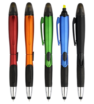 Ballpoint Pen with Highlighter