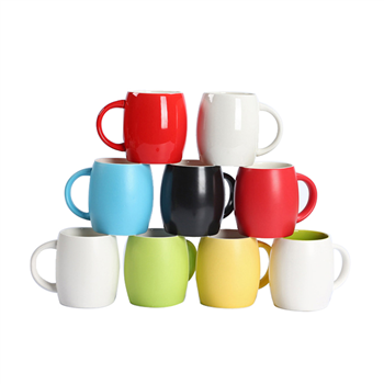 Barrel Shaped Ceramic Mug