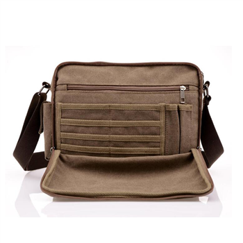 Canvas Messenger Shoulder Bag