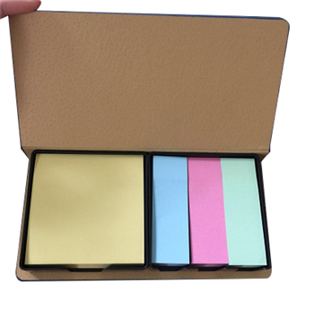 Notebook with Sticky Notes