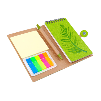 Notebook with Sticky Notes
