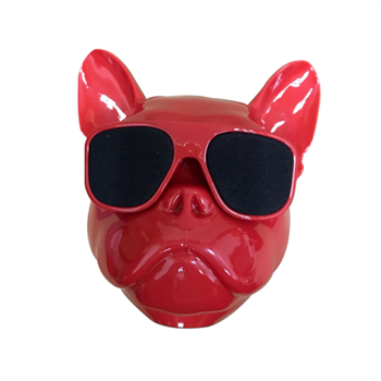 Portable Bulldog Head Bluetooth Speaker