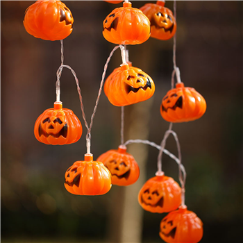 LED Pumpkin String Lights for Halloween
