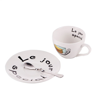 Classic White Ceramic Cup