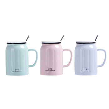 17oz Pastel Ceramic Coffee Cup