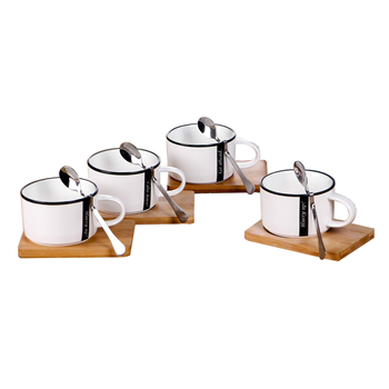 Classic White Ceramic Coffee Cup