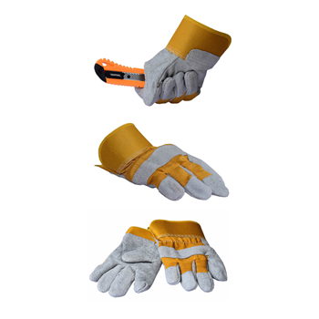 Split Leather Work Gloves