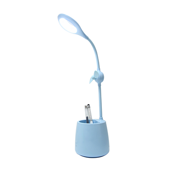3-in-1 Desk Light with Fan and Pen Holder