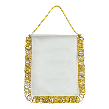 Custom Pennant with Hanging Cord