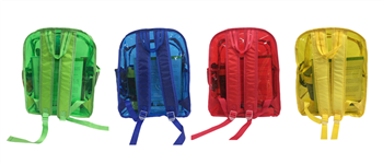 Transparent PVC School Backpack