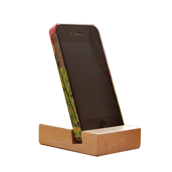 Wood Desktop Phone Stand