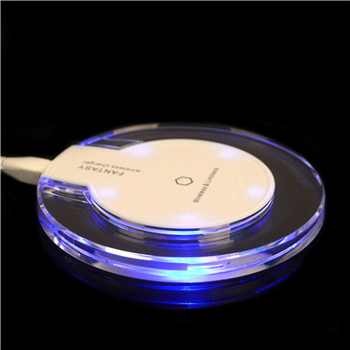 Wireless Charger with Blue LED Light