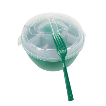 Portable Salad Bowl Set with Utensils