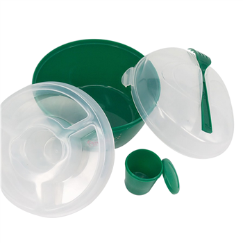 Portable Salad Bowl Set with Utensils