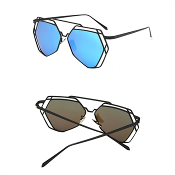 Geometric Frame Fashion Sunglasses