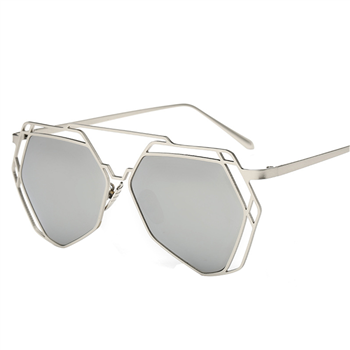 Geometric Frame Fashion Sunglasses