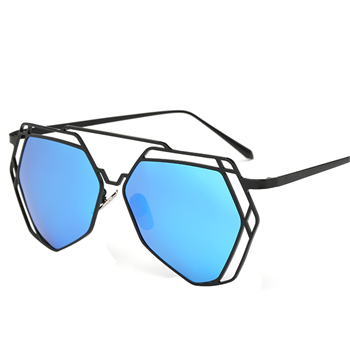 Geometric Frame Fashion Sunglasses