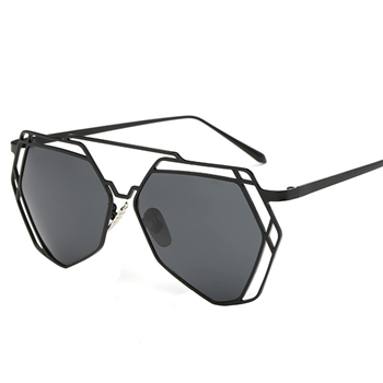 Geometric Frame Fashion Sunglasses
