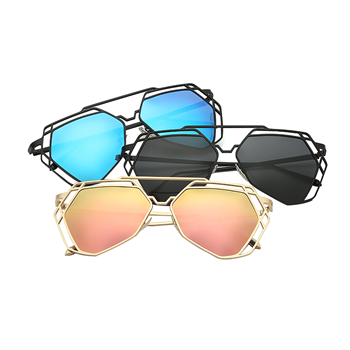 Geometric Frame Fashion Sunglasses