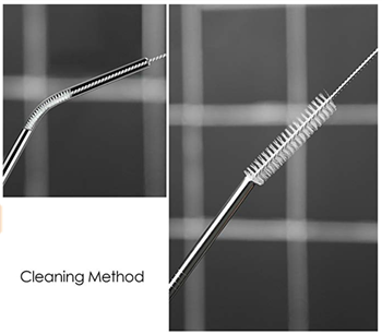 Reusable Stainless Steel Straw Set