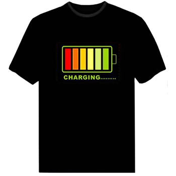 LED Light-Up Cotton T-shirt
