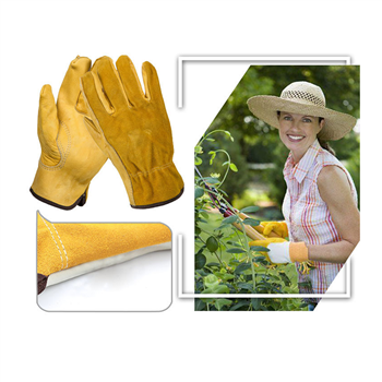 Cowhide Leather Safety Gloves