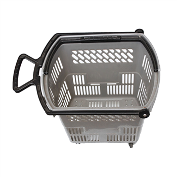 Rolling Shopping Basket with Handle