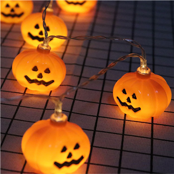 Pumpkin String Lights – Halloween Plug-in Decoration