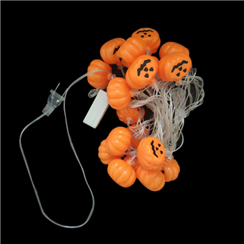 Pumpkin String Lights – Halloween Plug-in Decoration