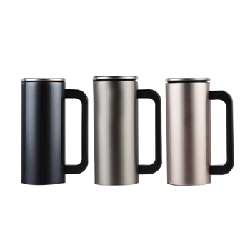 Double Wall Stainless Steel Mug with Handle