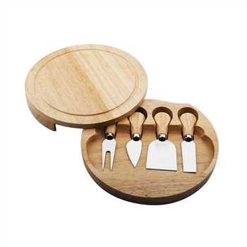 Cheese Knife Set with Wooden Box