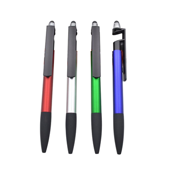 3-in-1 Ballpoint Pen with Stylus & Phone Holder