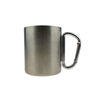 9oz Stainless Steel Carabiner Mug
