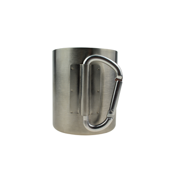 9oz Stainless Steel Carabiner Mug