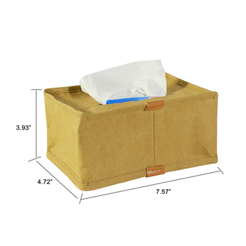 Kraft Tissue Box
