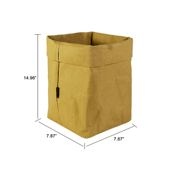 Eco-Friendly Kraft Trash Can