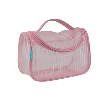 Leather Mesh Handle Bag
