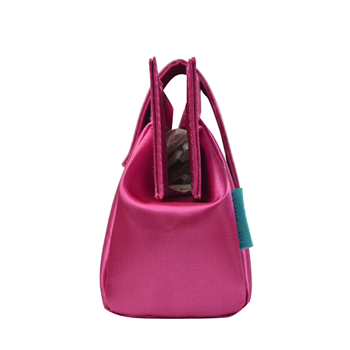 Foldable Satin Cosmetic Bag