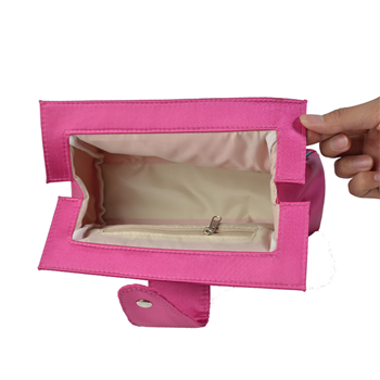 Foldable Satin Cosmetic Bag