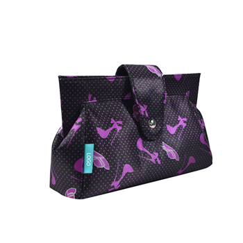 Printed Satin Cosmetic Bag