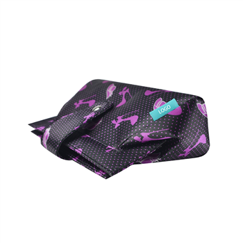 Printed Satin Cosmetic Bag